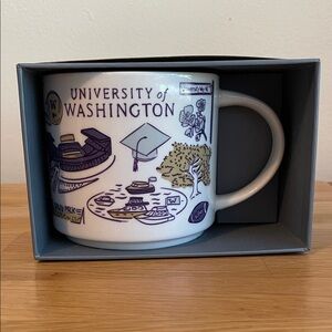 Starbucks Been There University of Washington UW mug